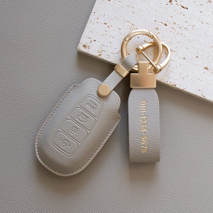 무료각인 트니르 현대 호환 그랜저IG 올뉴아반떼 CN7 팰리세이드 I30 벨로스터 코나 베뉴 싼타페 차 키케이스 가죽  키링 차량용품 키홀더