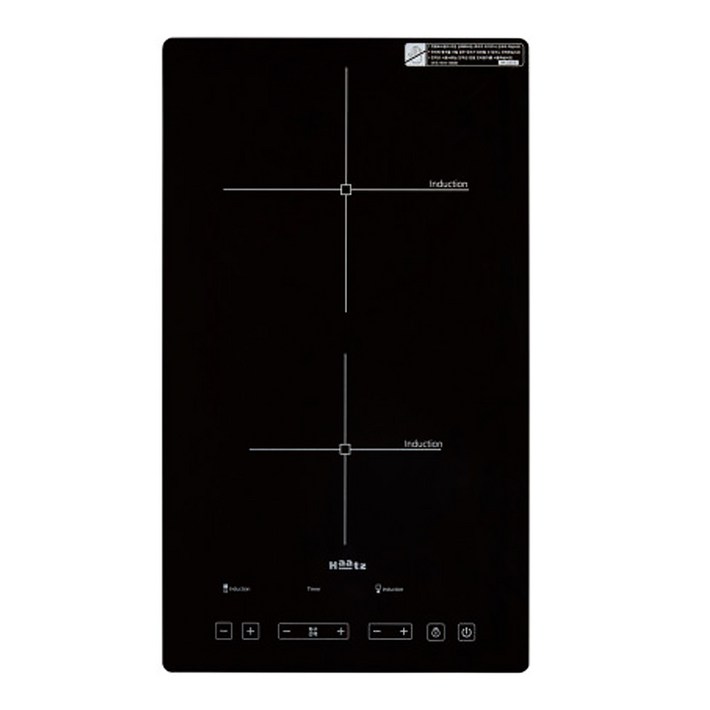 하츠 2구 인덕션 빌트인 전기레인지 IH232S, IH232S, 빌트인