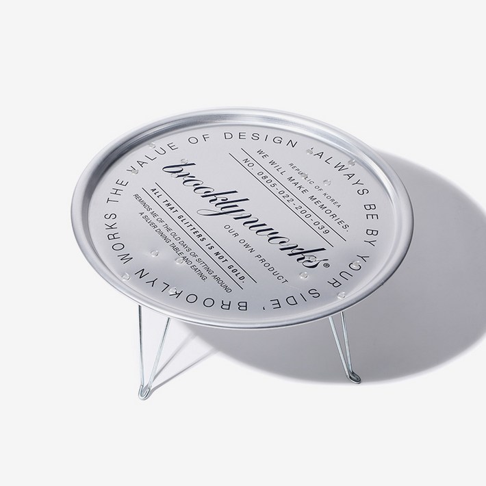 BW브루클린웍스 알루미늄 접이식 레트로 테이블 224456