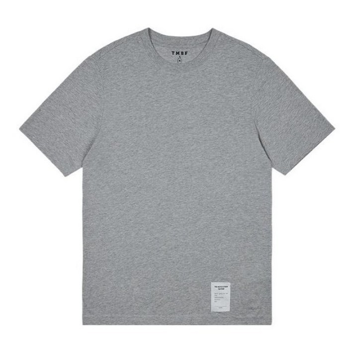 MSF 남녀공용 꾸안꾸룩 여름 라운드 반팔 면 티셔츠 (S-XXL) 3컬러 오버핏 레이어드