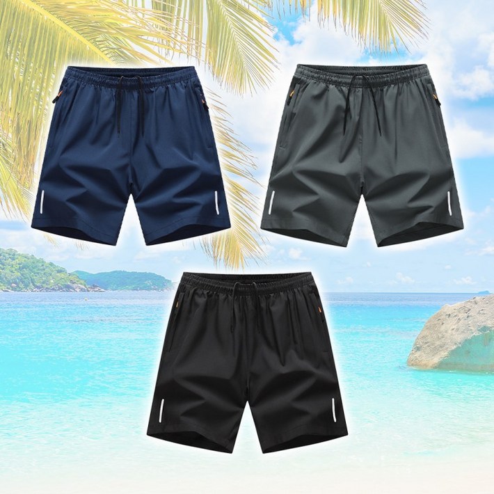 여름 냉감 아이스 남성 여성 쿨 반바지