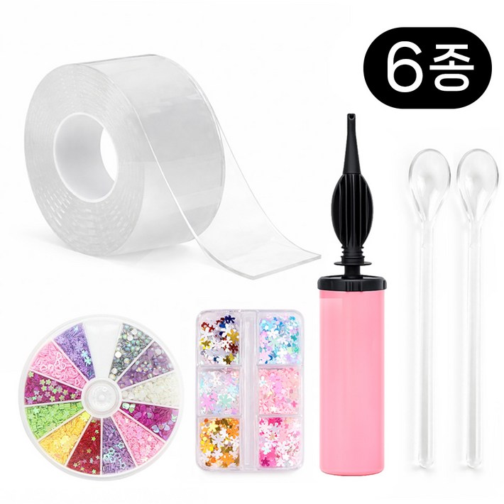 실리콘 양면 테이프 풍선 만들기 쉽고 즐거운 투명 큐브 공 풍선펫 DIY