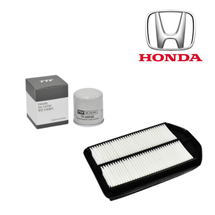 혼다 CRV TTF 엔진오일필터  에어필터 세트, 1개, 3세대 CRV 2.4 0711