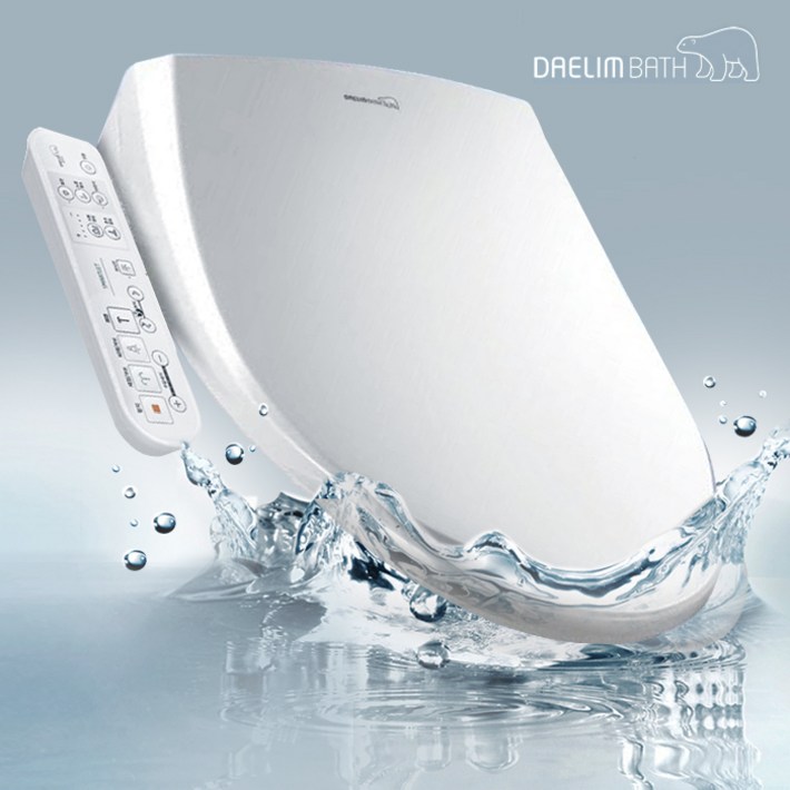 대림바스 방수 비데 최신형 필터없는 자동노즐세척 하이브리드절전 에어버블, 150A