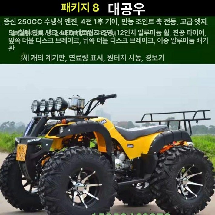 사륜 오토바이 사발이 팜트럭, 대형 불 패키지 8, 기본 모델명품번