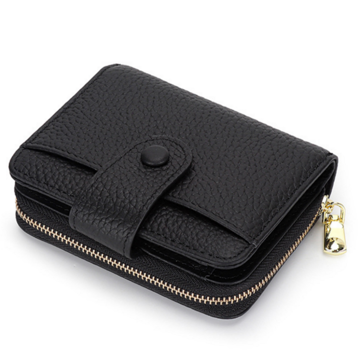 더블라인 천연소가죽 명품여성손지갑 카드반지갑