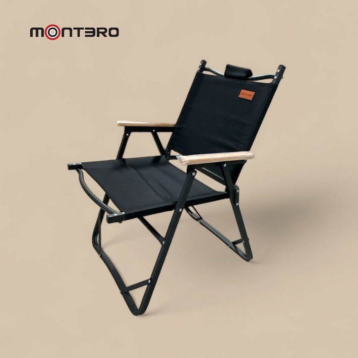 montero 캠핑 낚시 하이 경량 플랫 컴팩트 감독 촬영 대형 폴딩체어