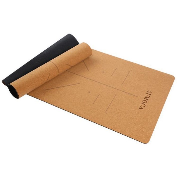 천연 코르크요가매트 필라테스 홈트 매트 와이드 5mm 홈트레이닝 얇은매트