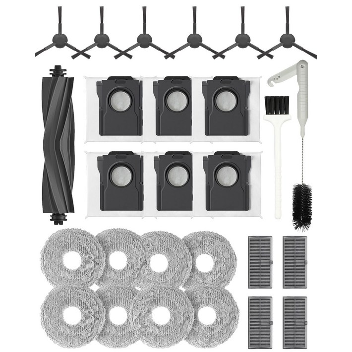 드리미 로봇 청소기 X30L10S Ultra gen2 호환 브러쉬 필터 먼지 봉투 걸레 소모품 패키지 1세트 27세트, DRMX30, 1개