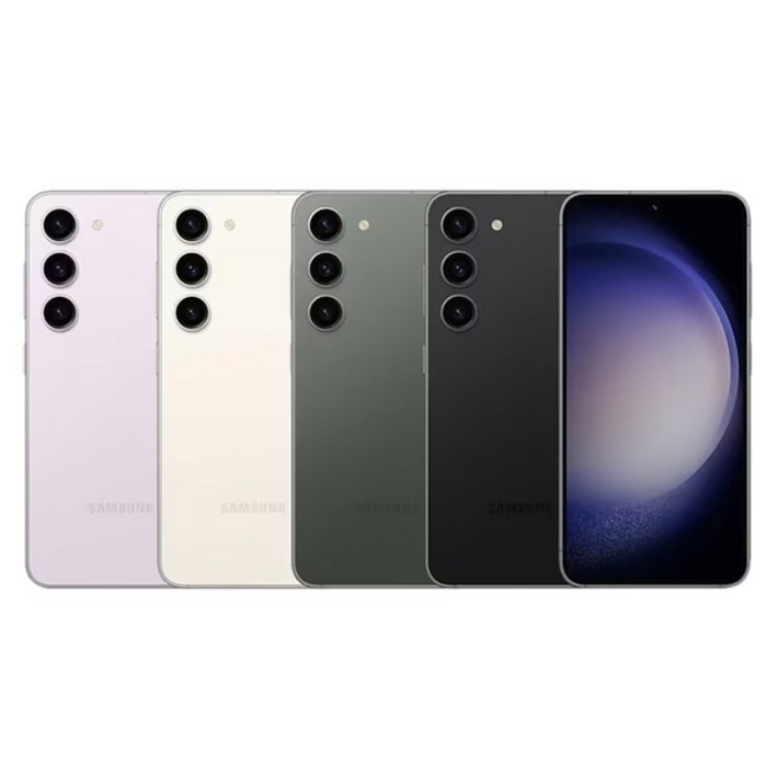 삼성전자 Ai 갤럭시 S23 256GB 공기계 S급 구성품 단말기  유심핀  보호케이스  보호필름  12개월 무상보증 Rethink, 256GB, 팬텀 블랙