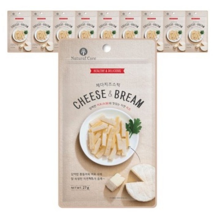 네츄럴코어 강아지 치즈 영양간식, 치즈  브림, 27g, 90개