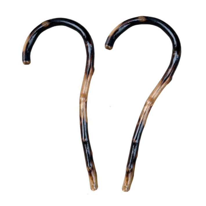 11레이지데이즈 원목 갈고리 안마기 물음표 마사지 지압봉 오십견, 2개