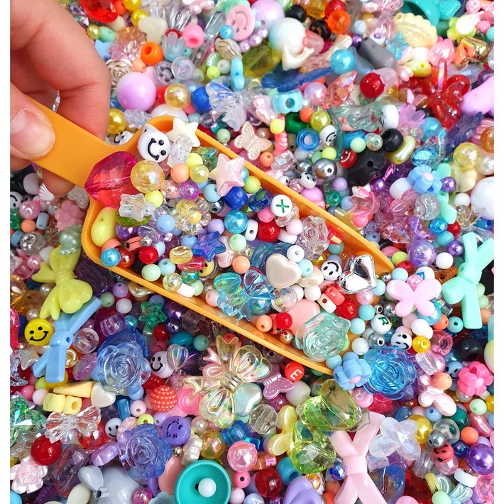 250g 대용량 비즈 스쿱 랜덤팩 DIY 비즈공예 재료 사은품 포함, 몽땅비즈랜덤팩250g사은품