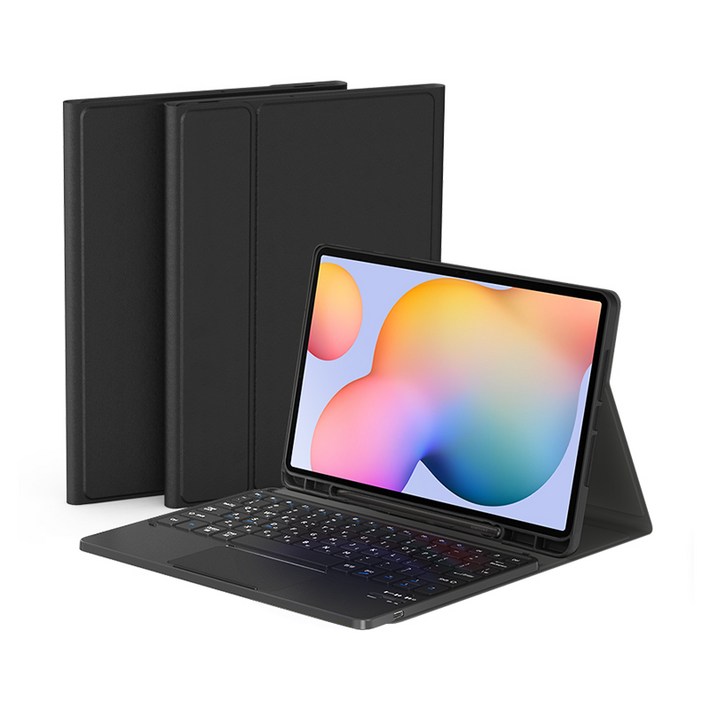 데이웍스 갤럭시탭 S6 Lite 블루투스 터치패드 키보드 케이스 DNTKAS10T 교육청 디벗 학교 태블릿 케이스, 블랙 데이웍스 갤럭시탭 S6 Lite 블루투스 터치패드 키보드 케이스 DNTKAS10T 교육청 디벗 학교 태블릿 케이스, 블랙