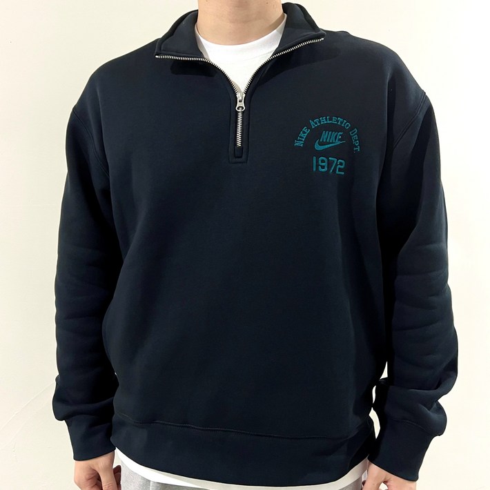 나이키NIKE 반집업 맨투맨 기모 하프 집업 스웻 셔츠