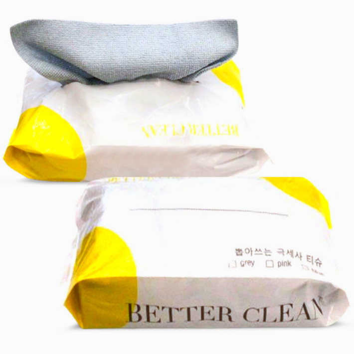 베럴클린 뽑아쓰는 극세사 차량용 청소용 다용도, 3개, GREY