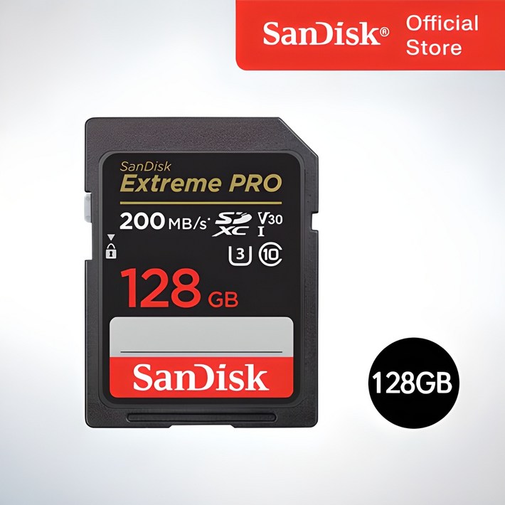 샌디스크코리아 공식인증정품 SD메모리카드 SDXC Extreme Pro 익스트림 프로 UHSI SDSDXXD 128GB 샌디스크코리아 공식인증정품 SD메모리카드 SDXC Extreme Pro 익스트림 프로 UHSI SDSDXXD 128GB