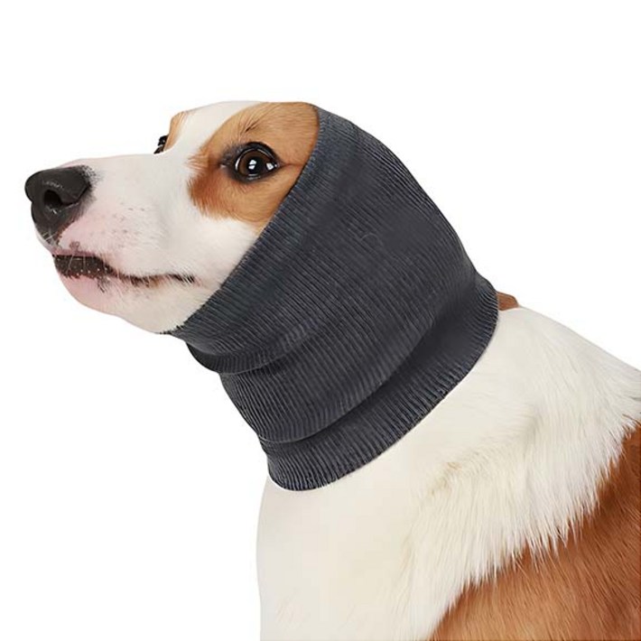 강아지귀마개 반려견 강아지 귀덮개 애견, 블루소형, 1개