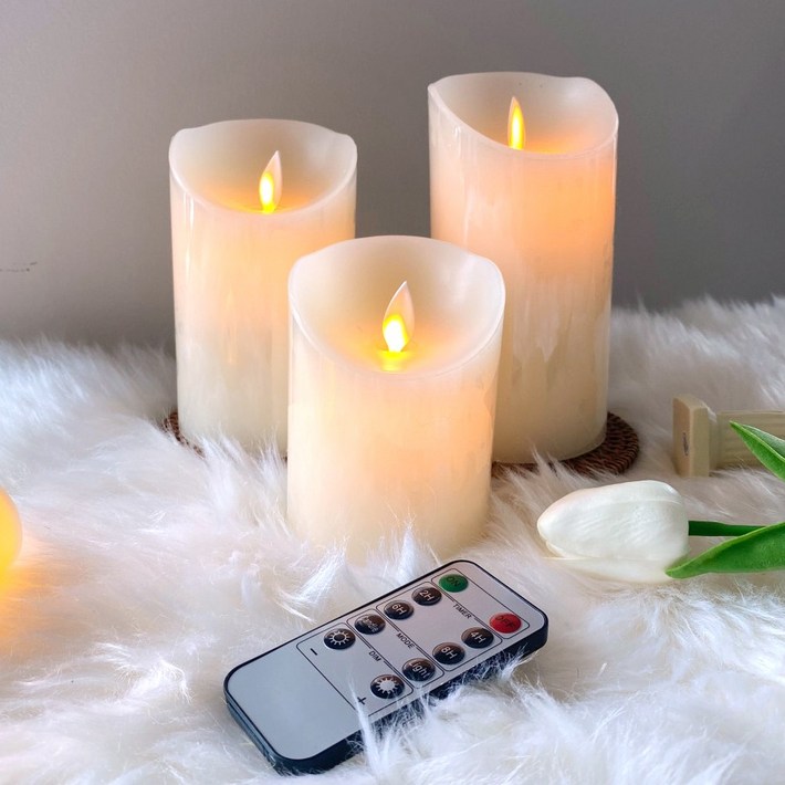 LED 촛불 흔들리는 건전지 전자초 10cm 12.5cm 15cm 리모컨 1p 세트 LED 촛불 흔들리는 건전지 전자초 10cm 12.5cm 15cm 리모컨 1p 세트