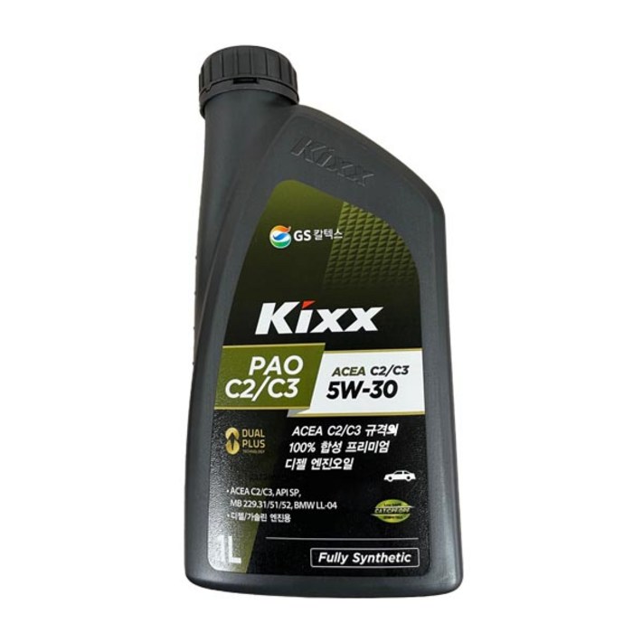KIXX PAO C2 C3 5W30 1L 디젤, 1개, 5w30, 1L KIXX PAO C2 C3 5W30 1L 디젤, 1개, 5w30, 1L