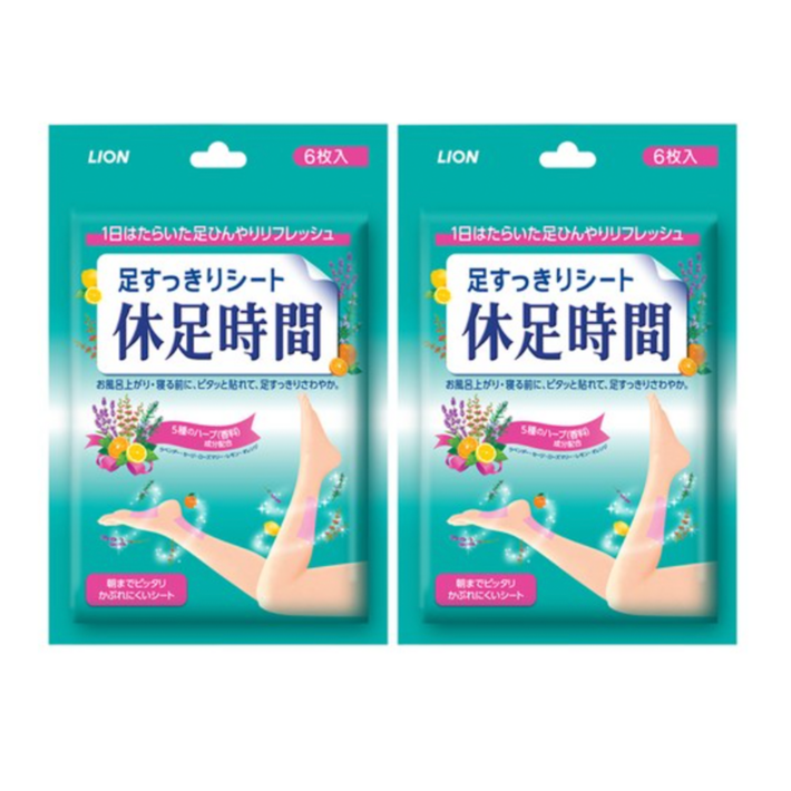휴족시간 쿨링시트, 6개입, 2개 휴족시간 쿨링시트, 6개입, 2개