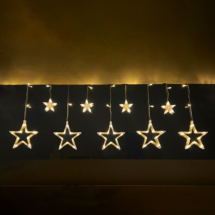 나이스조명 크리스마스 트리전구 별 조명 LED 무드등 캠핑 전등