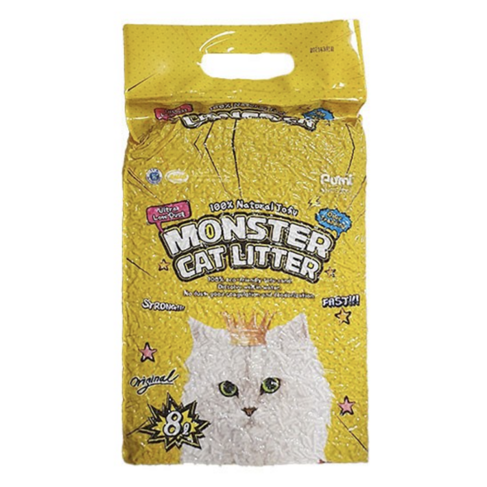 몬스터 캣리터 압축 두부 고양이 모래