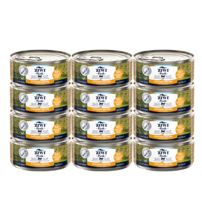 지위픽 캣 캔 식품 닭고기 85 x 12개