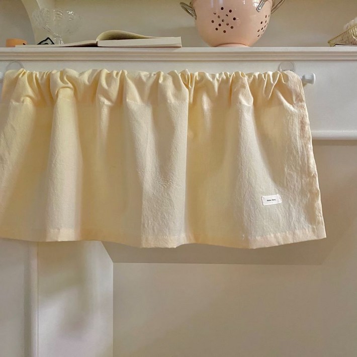 주방미니바란스 밥솥 전자렌지싱크대 수납장 가리개커튼