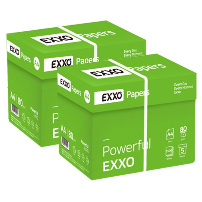 엑소 복사용지 80g, 5000개, A4 엑소 복사용지 80g, 5000개, A4