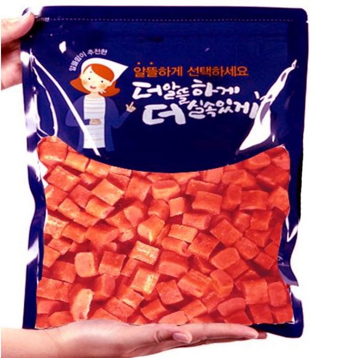 수제명가 대용량수제져키500g8종 수제간식, 1개, 오리큐브