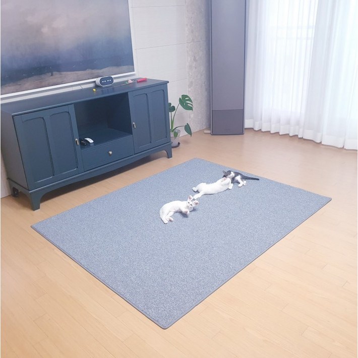 가르르 고양이 스크래쳐 카페트 초특대형 180cm  150cm, 브라운210cm  180cm, 1개