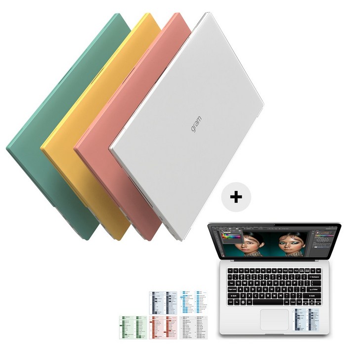 LG 그램 케이스  키보드 단축키스티커 5종세트 할인 이벤트