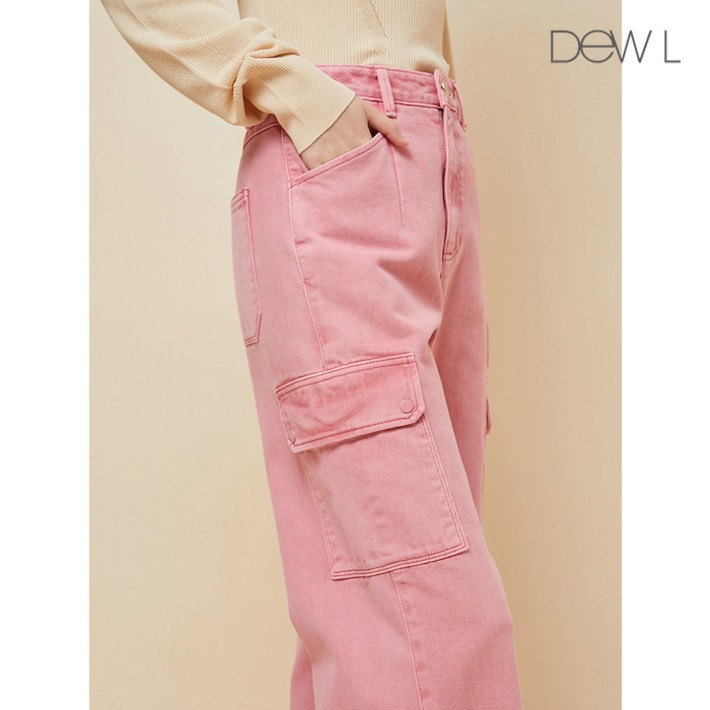 백화점 정품 듀엘 카고 데님 팬츠 PKD233PSA406