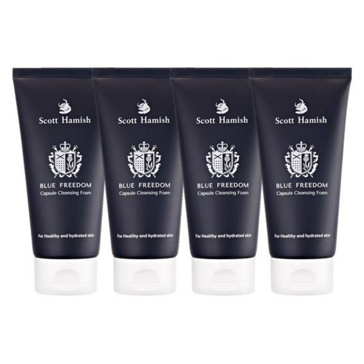 스콧해미쉬 블루 프리덤 캡슐 클렌징폼, 4개, 150ml