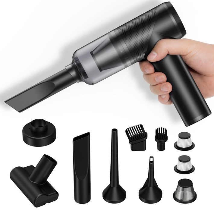 오이키 차량용 청소기 미니 무선 진공 가정용 자동차 에어건 청소기