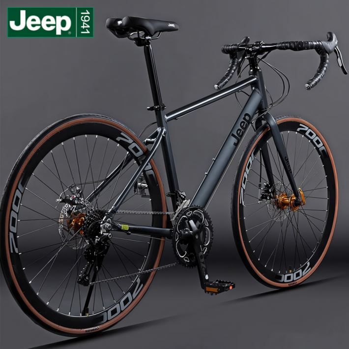 Jeep RS730 알루미늄 700C 21단 하이브리드 올라운드 로드자전거, 1개