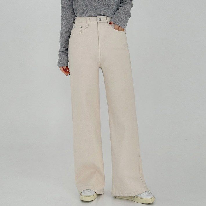 에이와비 여성용 140.150ver 여성용 #AWABMADE_윈터웜밍크와이드팬츠 -키작녀기장선택2color3size