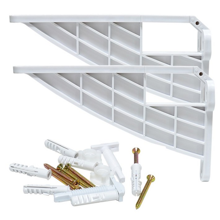 국산 다용도 선반 고정용 칼블럭나사형 P 세면대 브라켓 2P