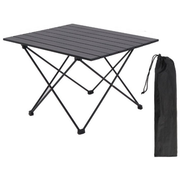 온빛 경량 접이식 캠핑 테이블, 블랙