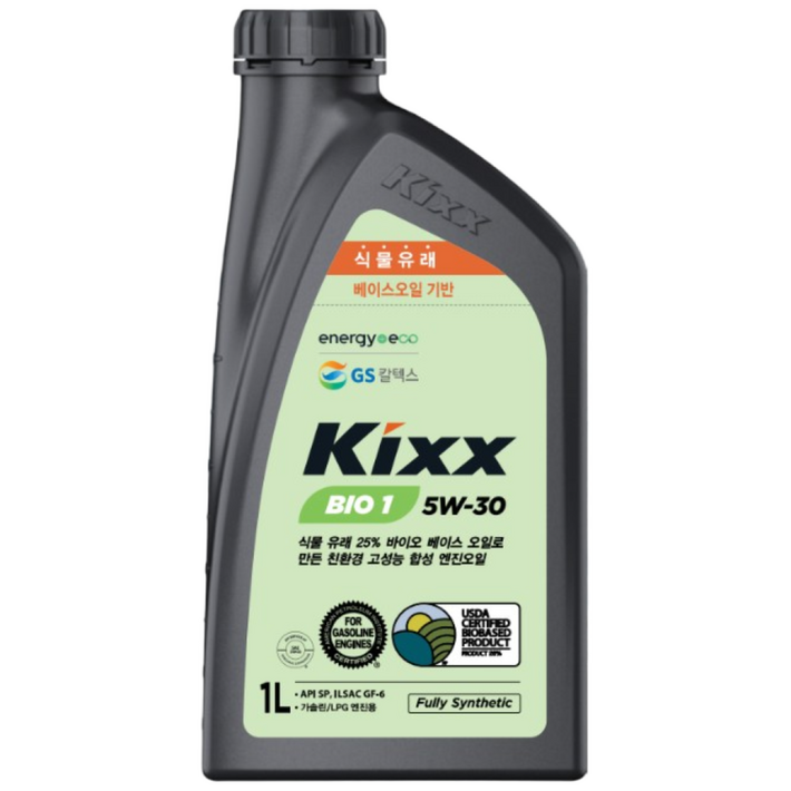 킥스 바이오 Kixx BIO 1 SP 5W30 친환경 엔진오일, 10개, 1L