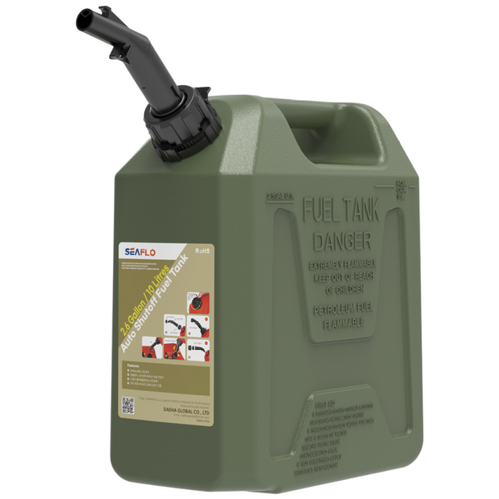 씨플로 오리지날 제리캔 등유통 캠핑기름통 카키 10리터