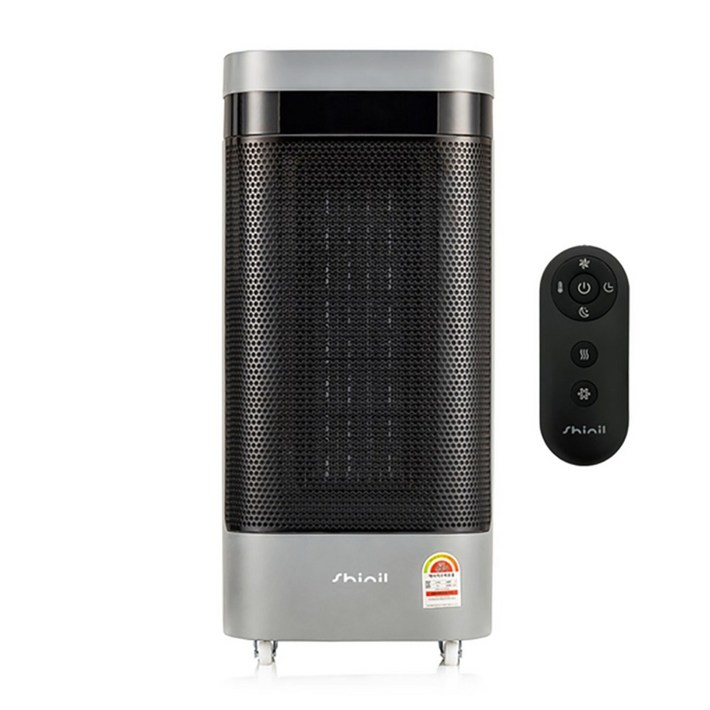 신일 대풍량 PTC 온풍기, 그레이, SEHL3300GY 그레이