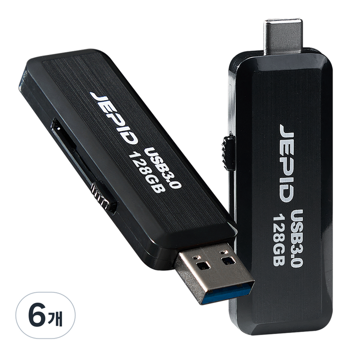 제피드 USB 메모리 3.0 C타입, 6개, 128GB