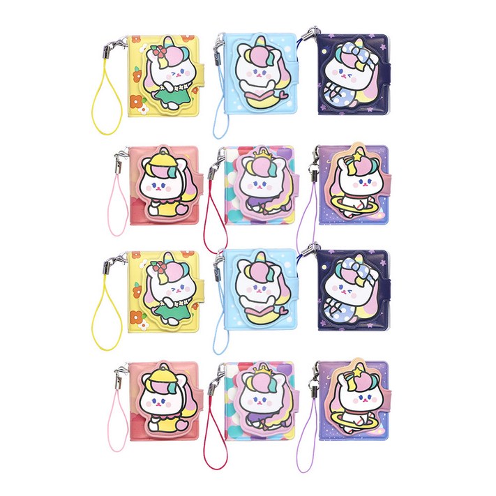 핑크풋 1000 유니코니 미니 다이어리 6종 x 2p 세트