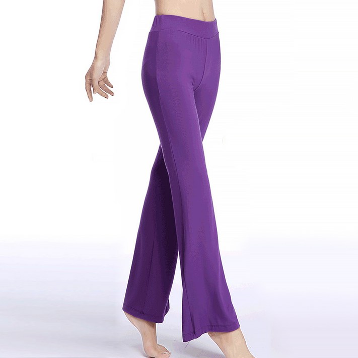 알럽핏 여성용 통기성 컬러 모달 피트니스 부츠컷 팬츠