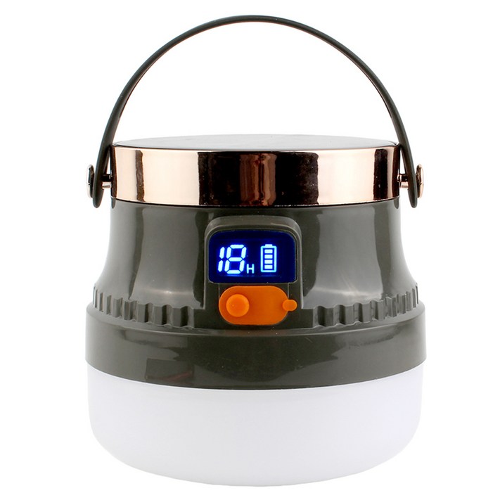 디알고 C타입 충전식 100 LED 야외 캠핑 랜턴 RCL05, 카키, 1개 디알고 C타입 충전식 100 LED 야외 캠핑 랜턴 RCL05, 카키, 1개
