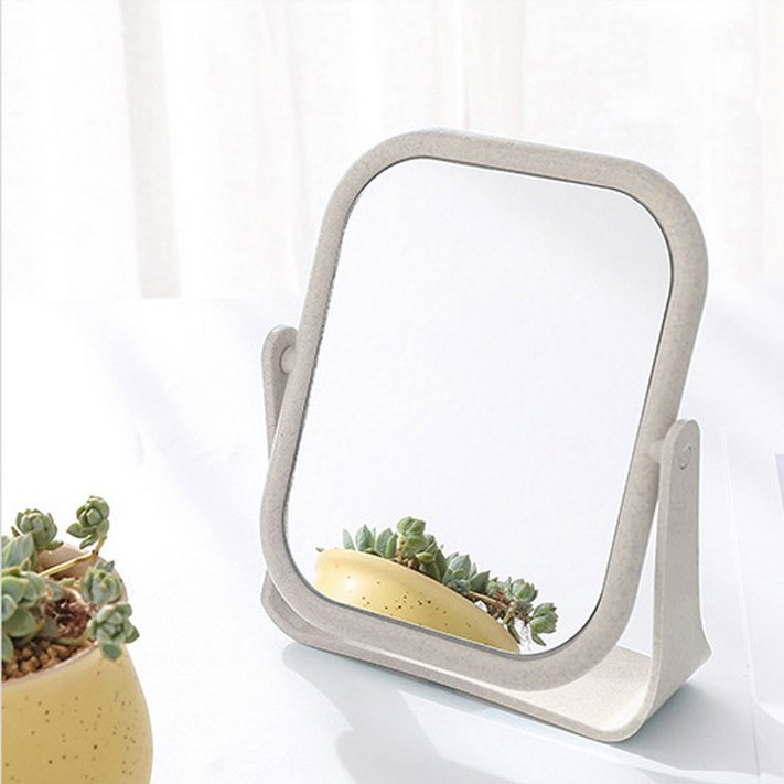 회전식 탁상 거울 사각형