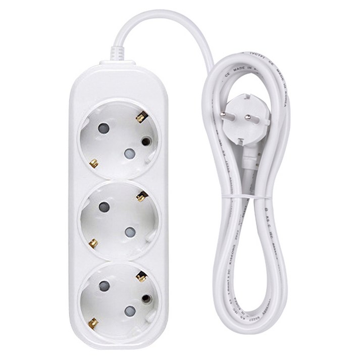 오성정밀 접지 멀티탭 3구 OS03S