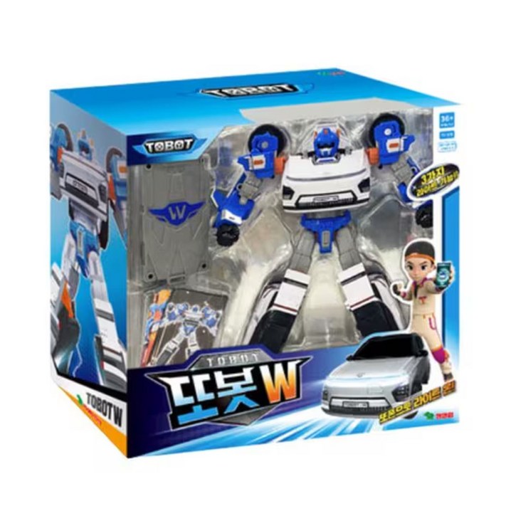 영실업 x Hyundai Tobot 또봇W 현대차 코나EV 변신로봇화이트 영실업 x Hyundai Tobot 또봇W 현대차 코나EV 변신로봇화이트
